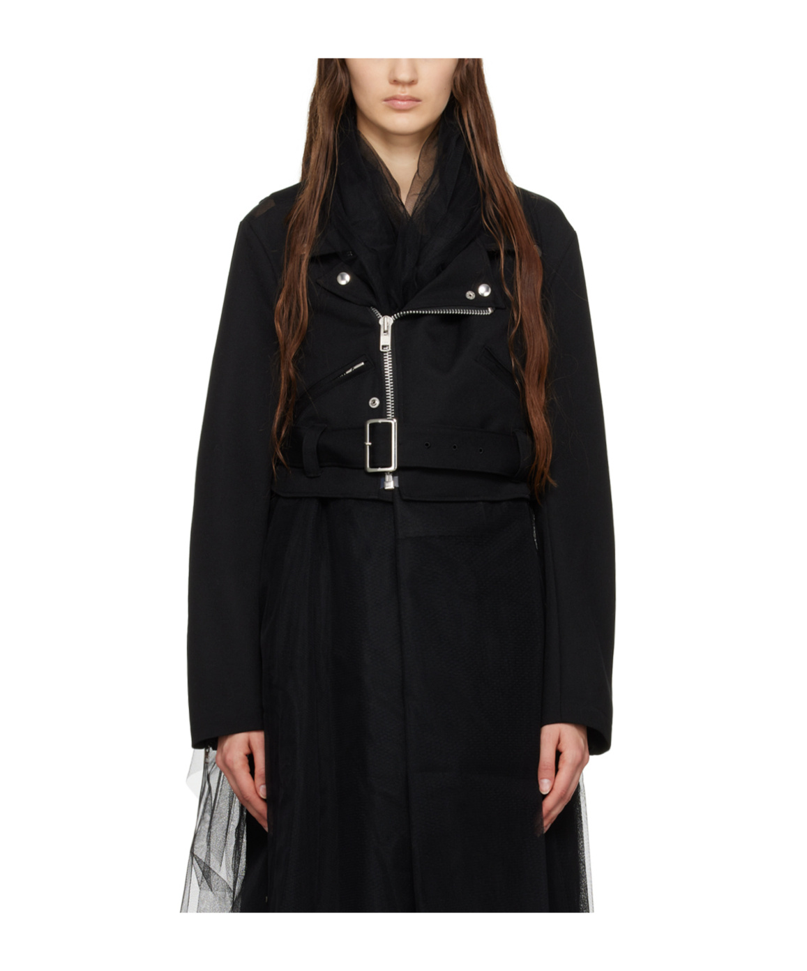 COMME DES GARÇONS ZIP CASUAL JACKET WITH FRONT