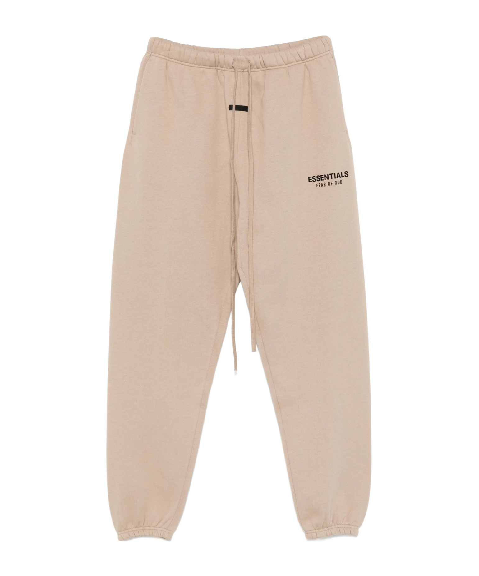 Essentials Logo-printed Tie-dye Track Pants In Brown