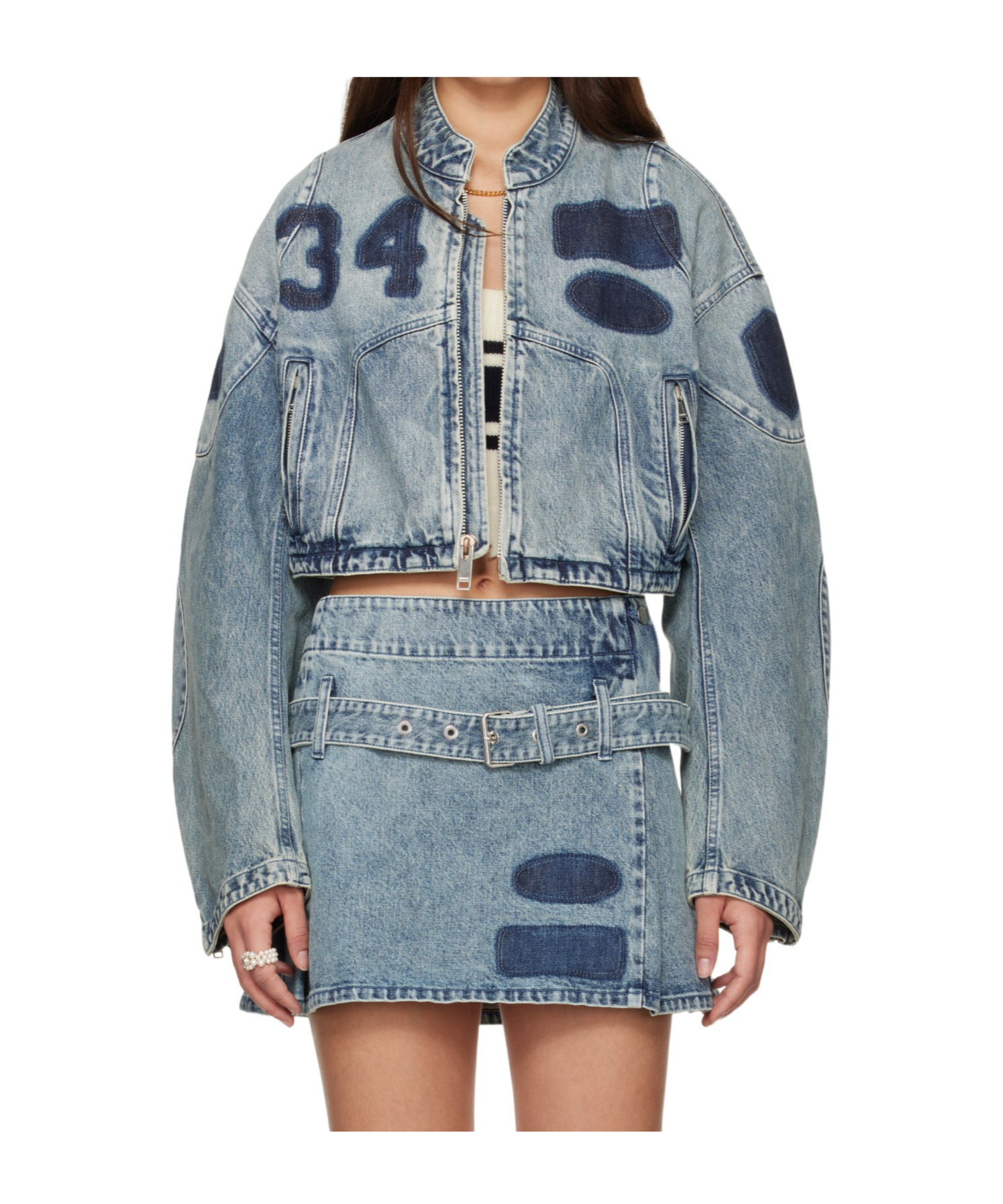 Ambush Rider Jacket In Gray