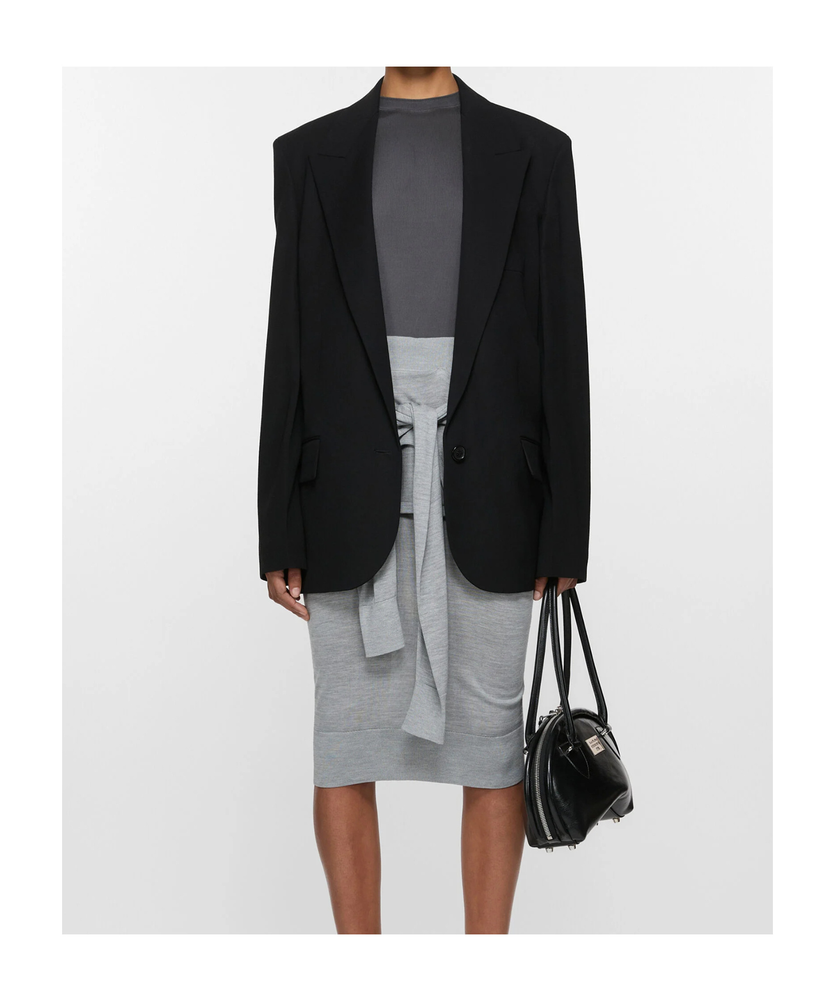 Acne Studios Single-breasted Blazer In Black