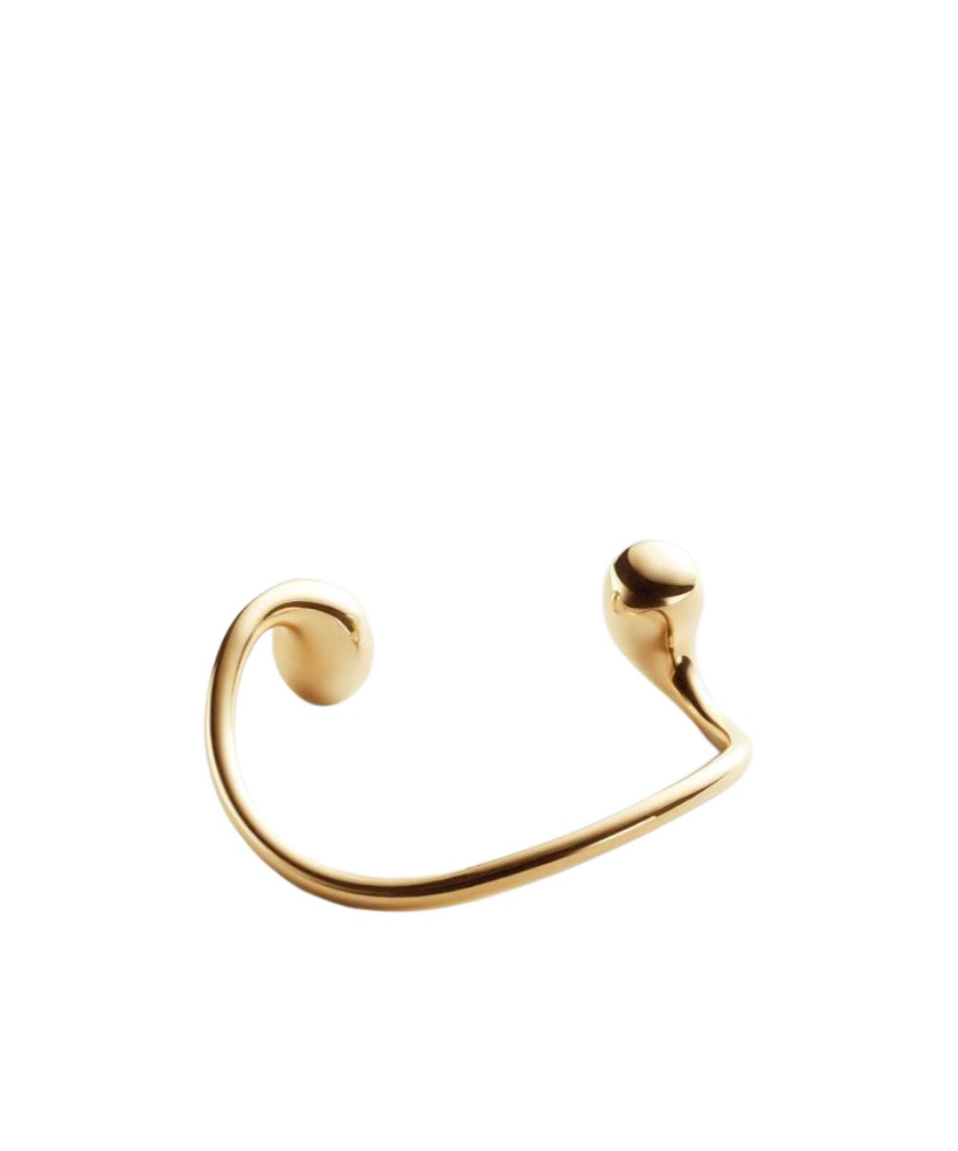 Bottega Veneta Womens Yellow Gold Drop 925 Sterling-silver Bracelet In Yellow