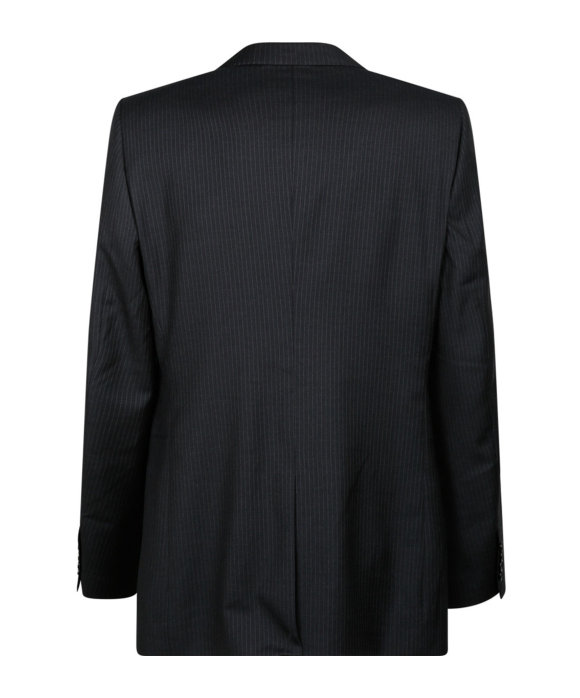 Dolce & Gabbana Pinstriped Virgin-wool Blazer In Black