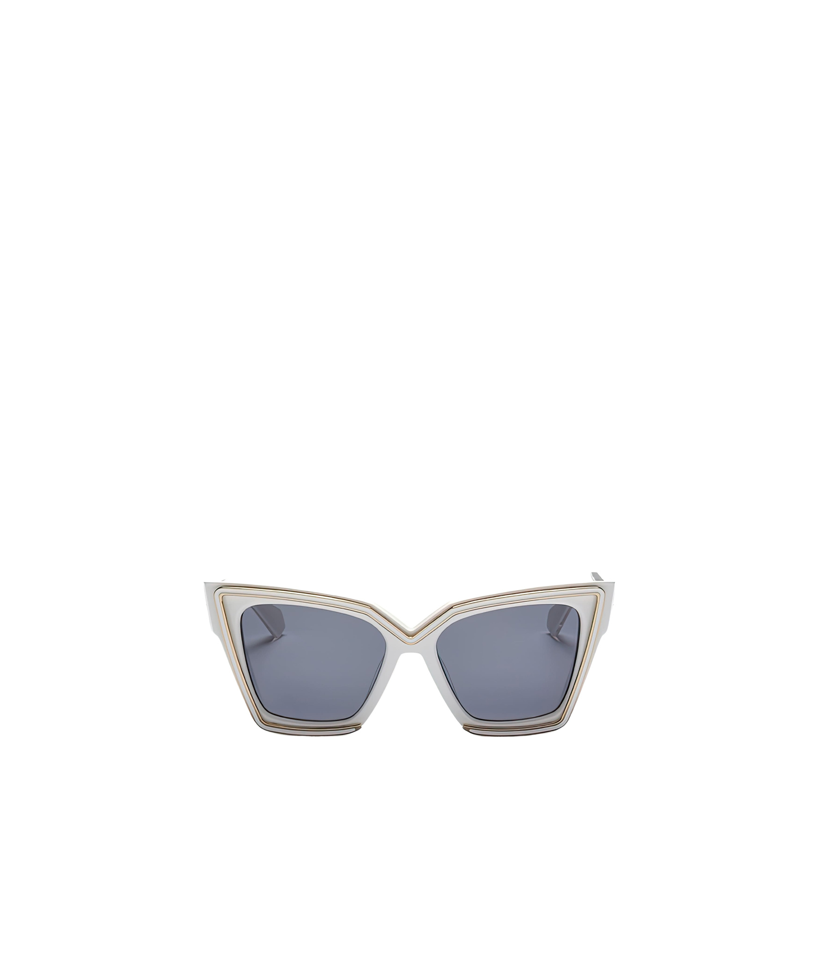 Valentino Logo Sunglasses In Gray