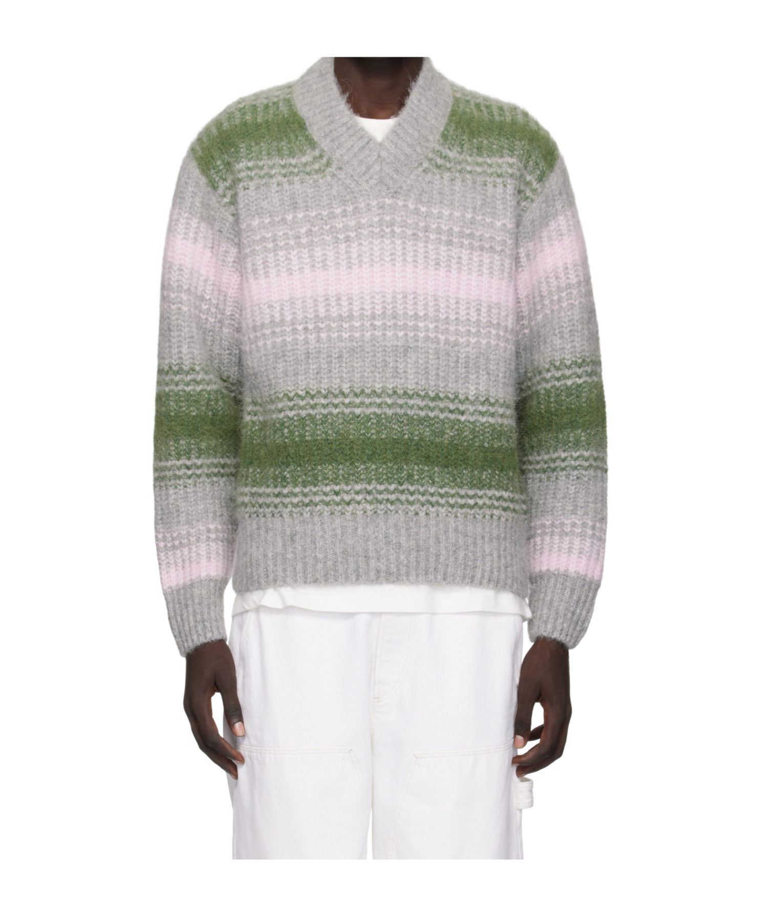 Kenzo Long-sleeved Sweater In Multi