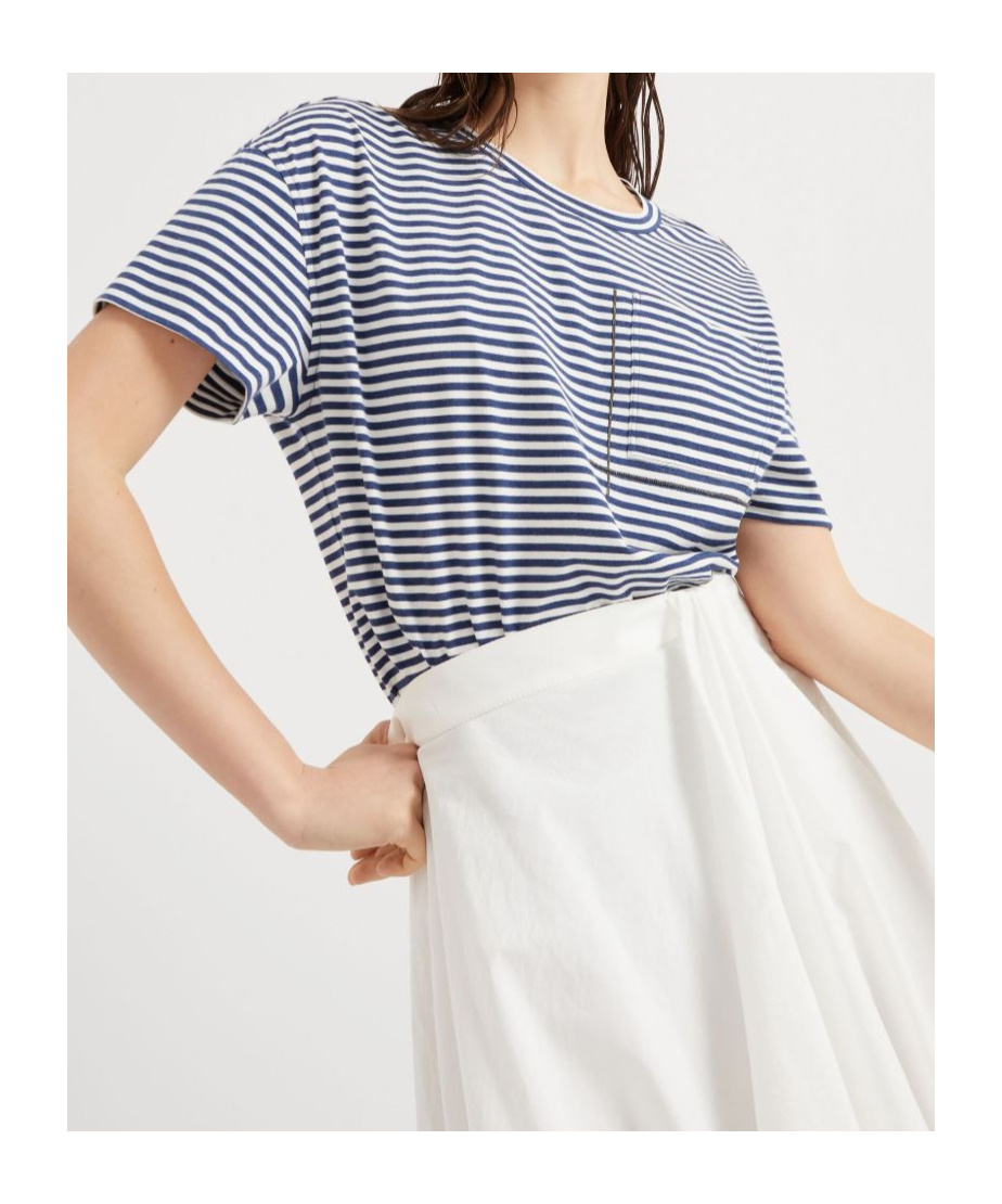 Brunello Cucinelli T-shirt In Multi