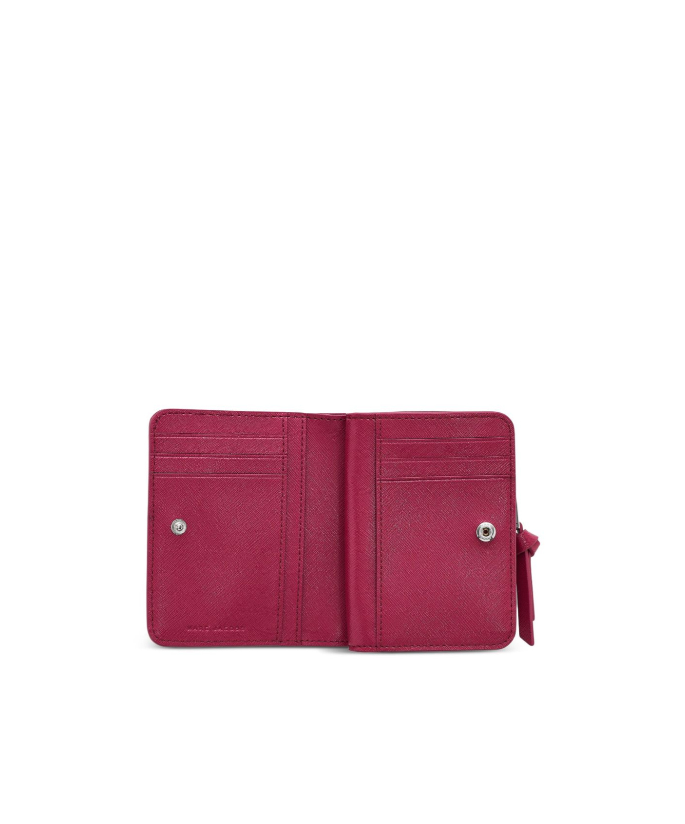 Marc Jacobs The Utility Snapshot Mini Compact Wallet In Burgundy