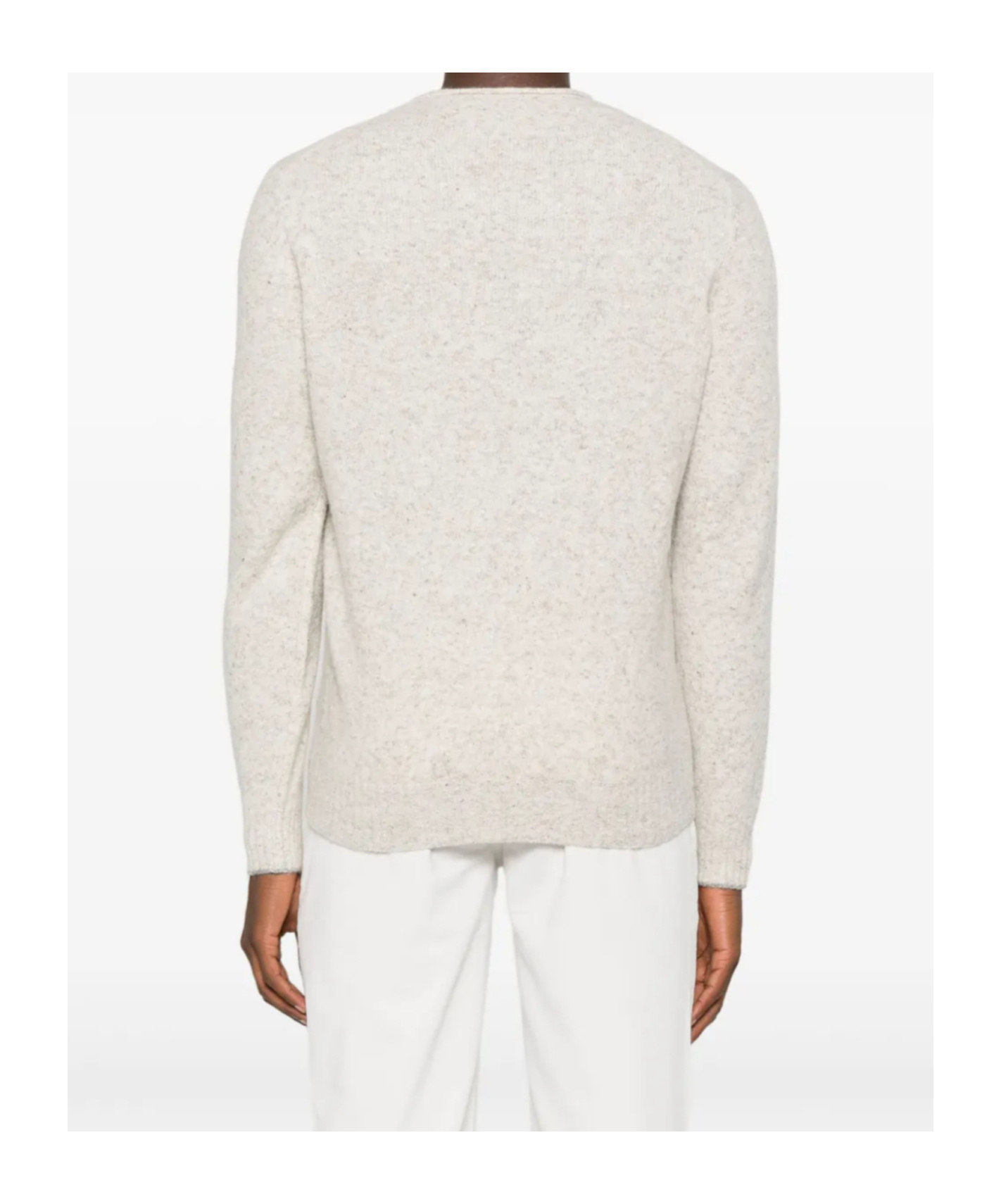 Brunello Cucinelli Soft Wool And Cashmere Sweater In Gray
