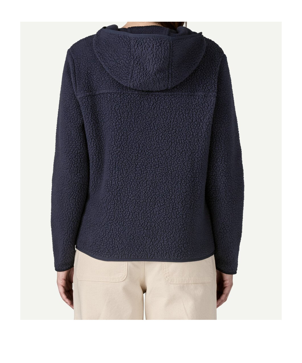 Patagonia Hooded Fleece Jacket In Black