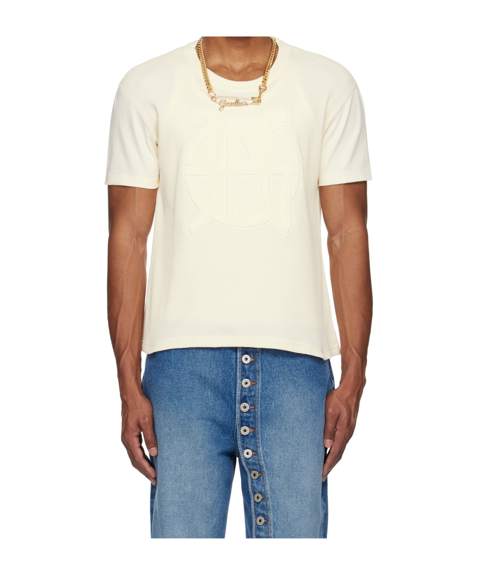 Jean Paul Gaultier Short-sleeved T-shirt In White