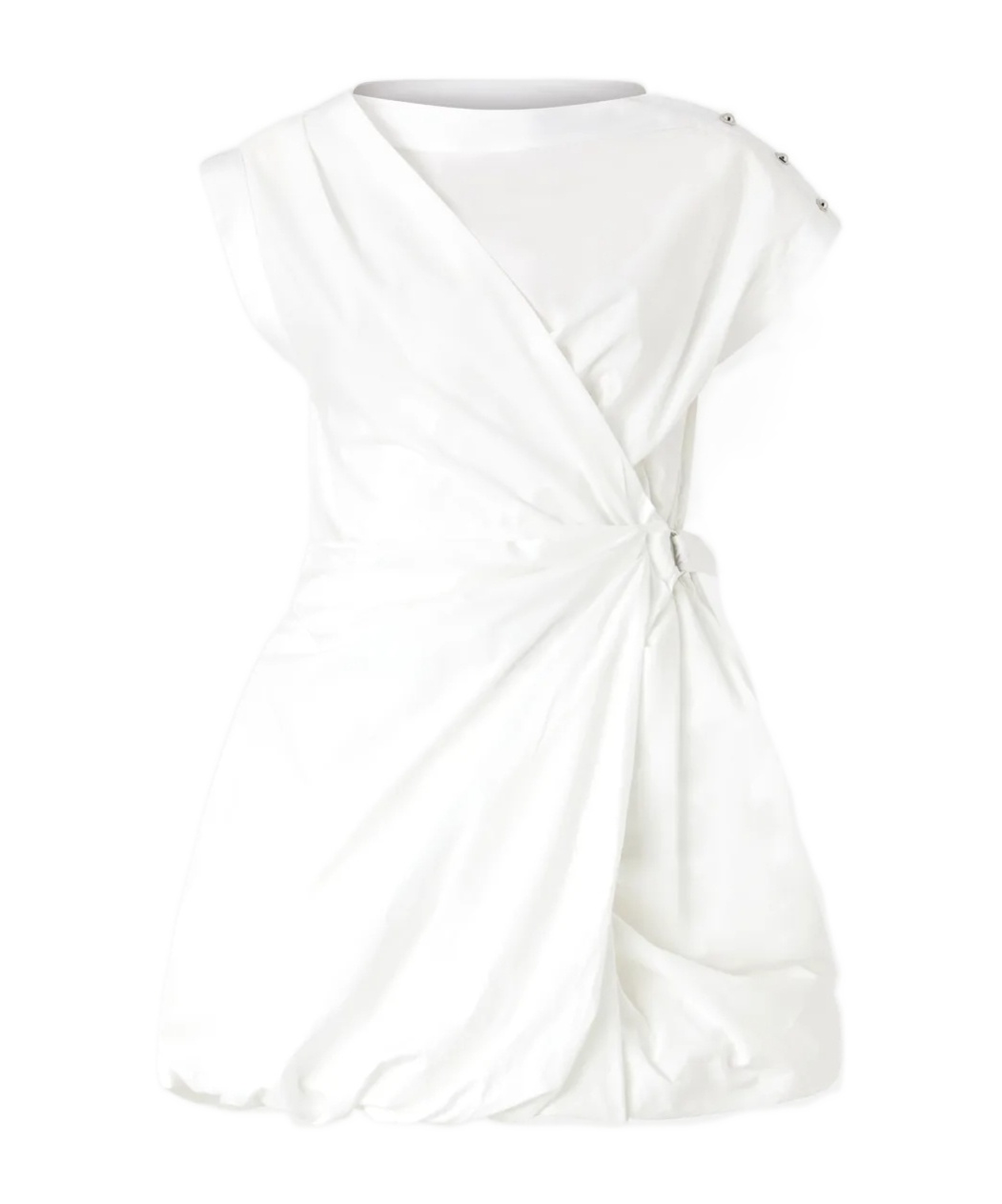 Pinko Short Shirt Dress With Crisscross