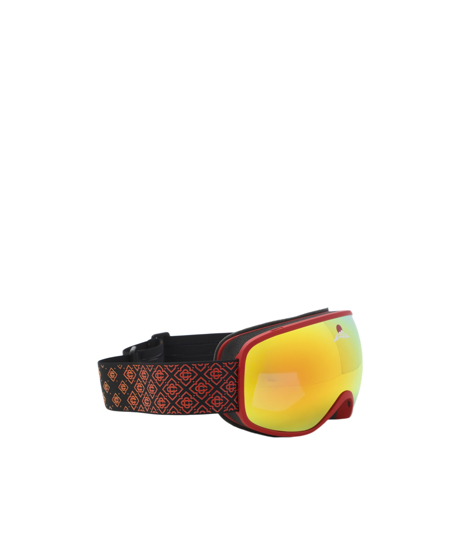 Casablanca Red And Orange Acetate Ski Goggles In Orange