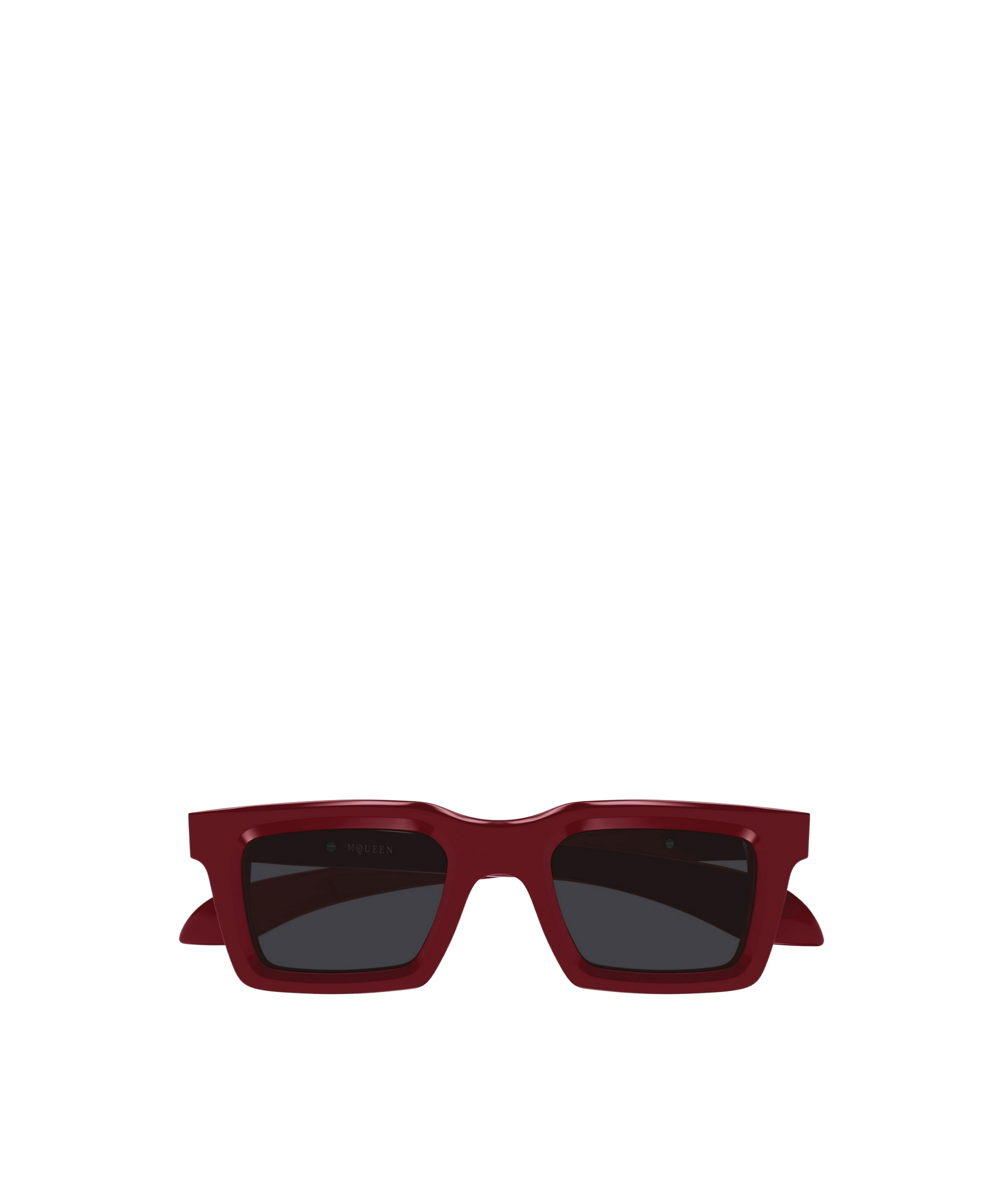 Alexander Mcqueen Eyewear Rectangular Frame Sunglasses In Red