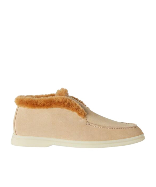 Loro Piana Logo Pattern Short Boots