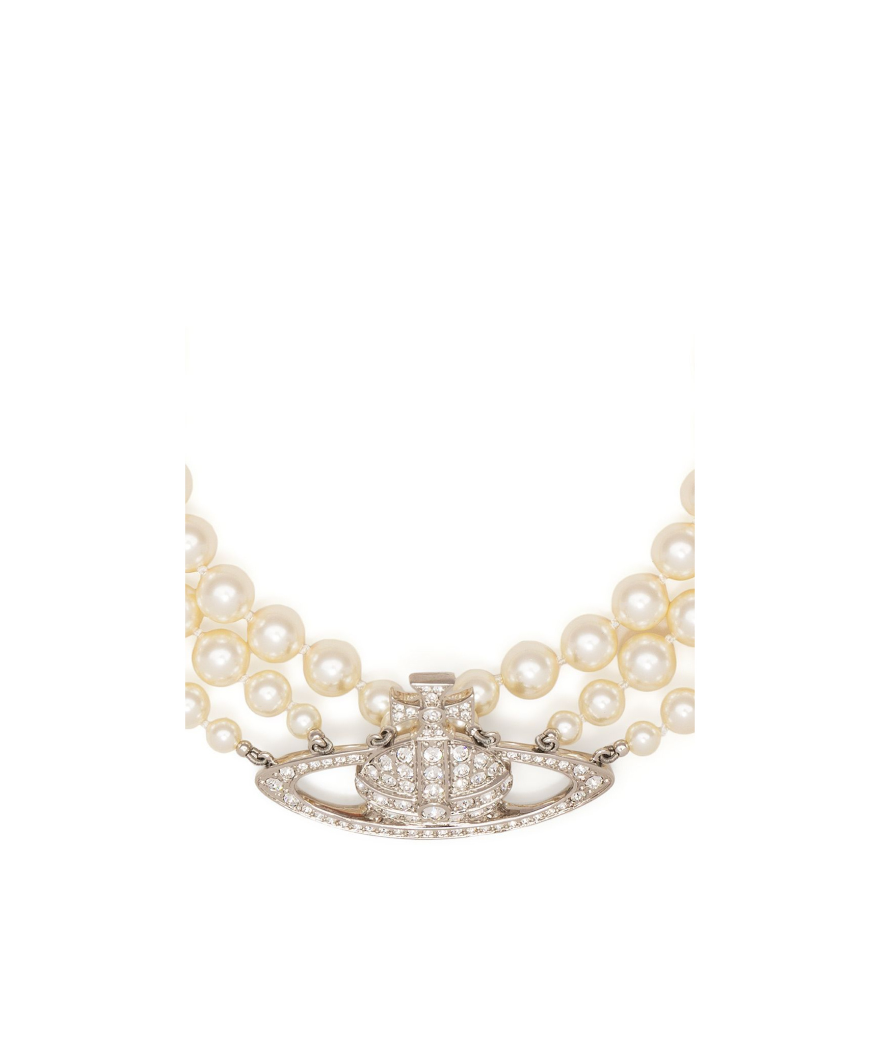 Vivienne Westwood Layered Necklace In Yellow