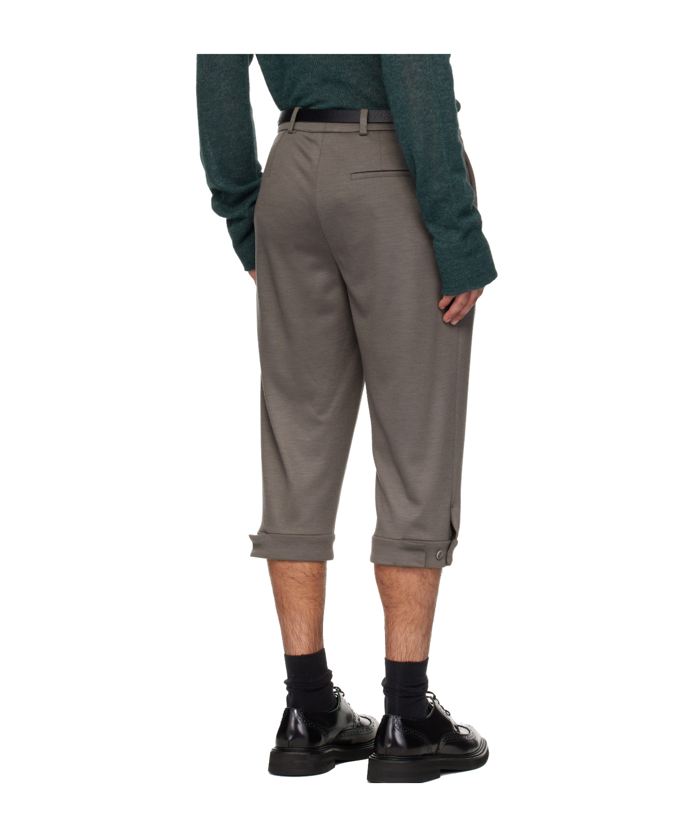 Rier Gray Knickerbocker Shorts In Gray