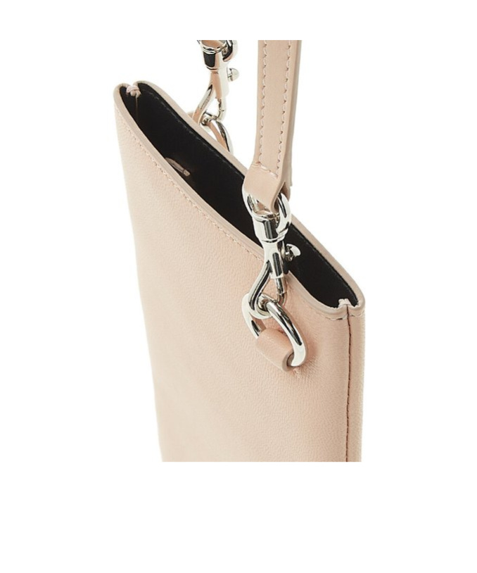 Jil Sander Logo Shoulder Bag In Nude