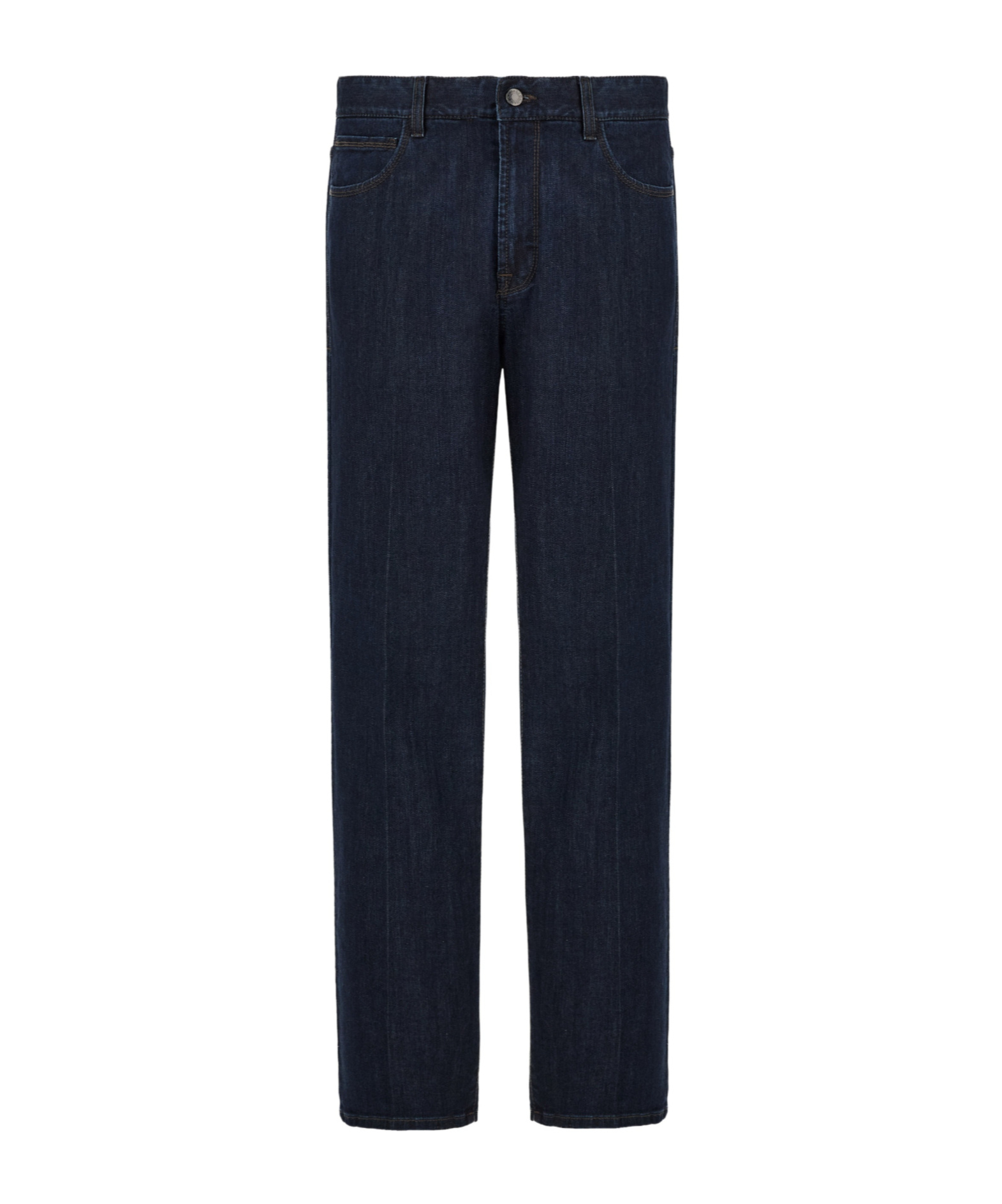 Canali Jeans With Belt Loops In Blue