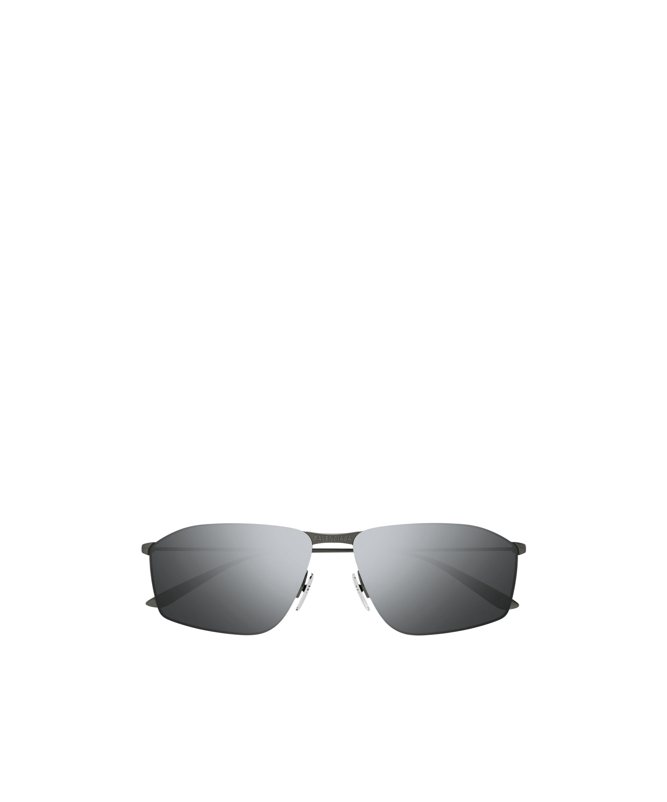Balenciaga Geometric Frame Sunglasses In Gray