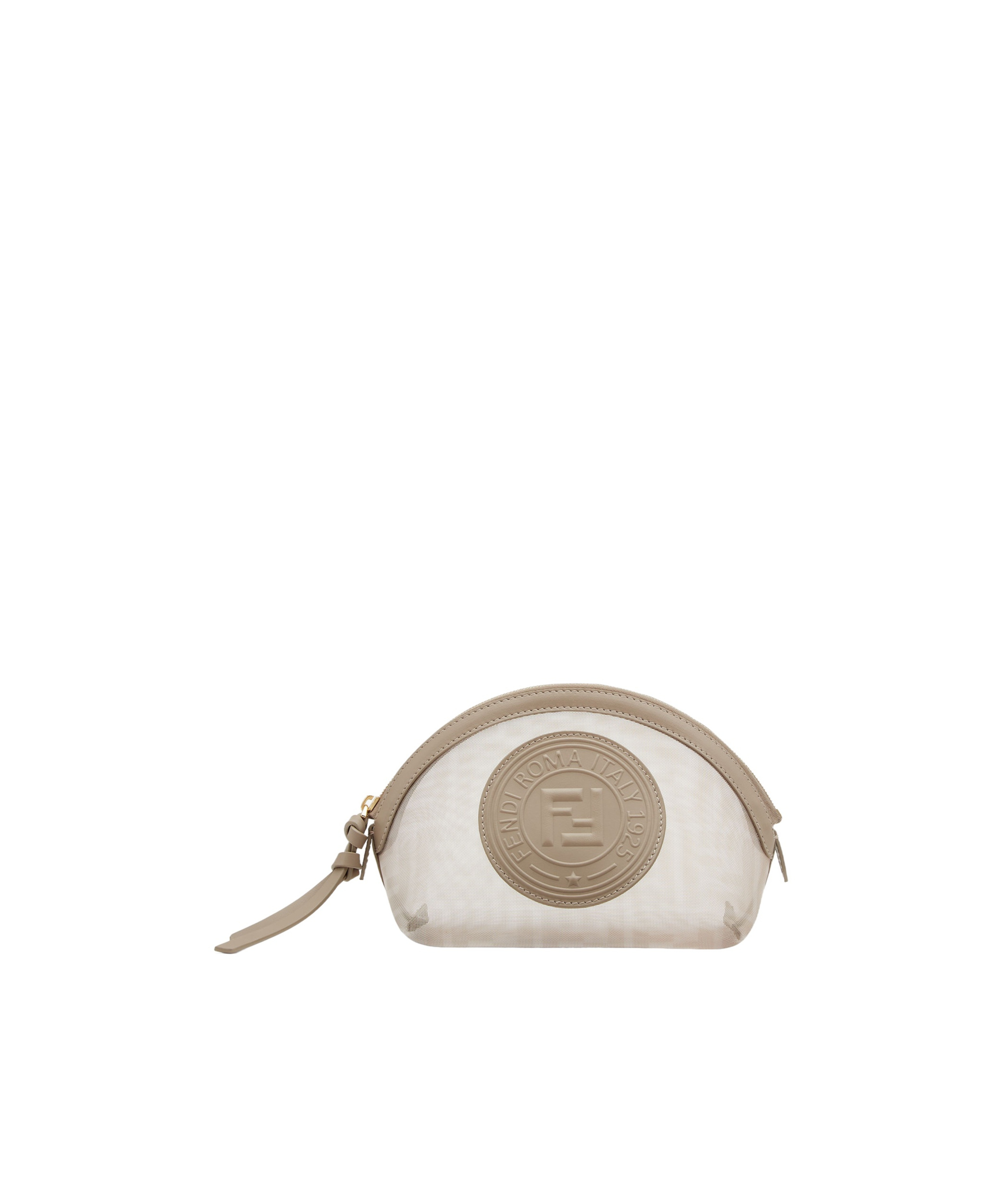 Fendi Ff Toiletry Case Medium In Nude