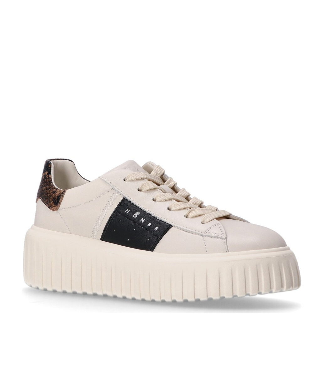 Hogan Lace-up Low-cut Casual Shoes In Nude