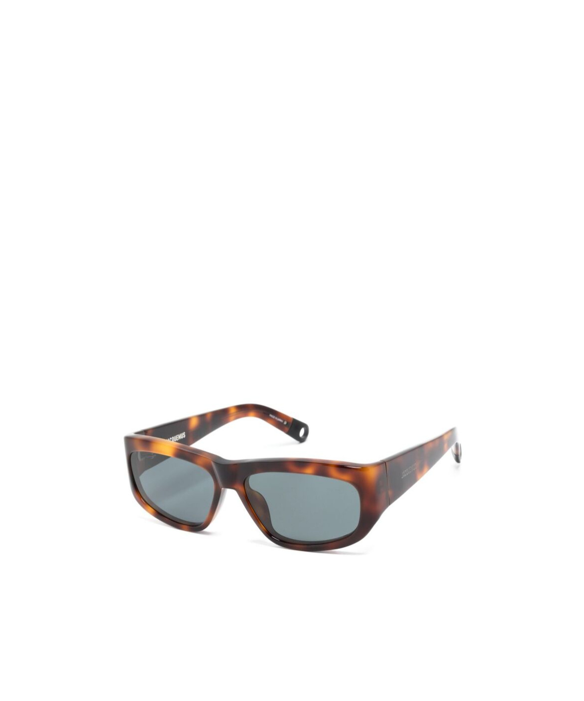 Shop Jacquemus Full Frame Sunglasses In Gray