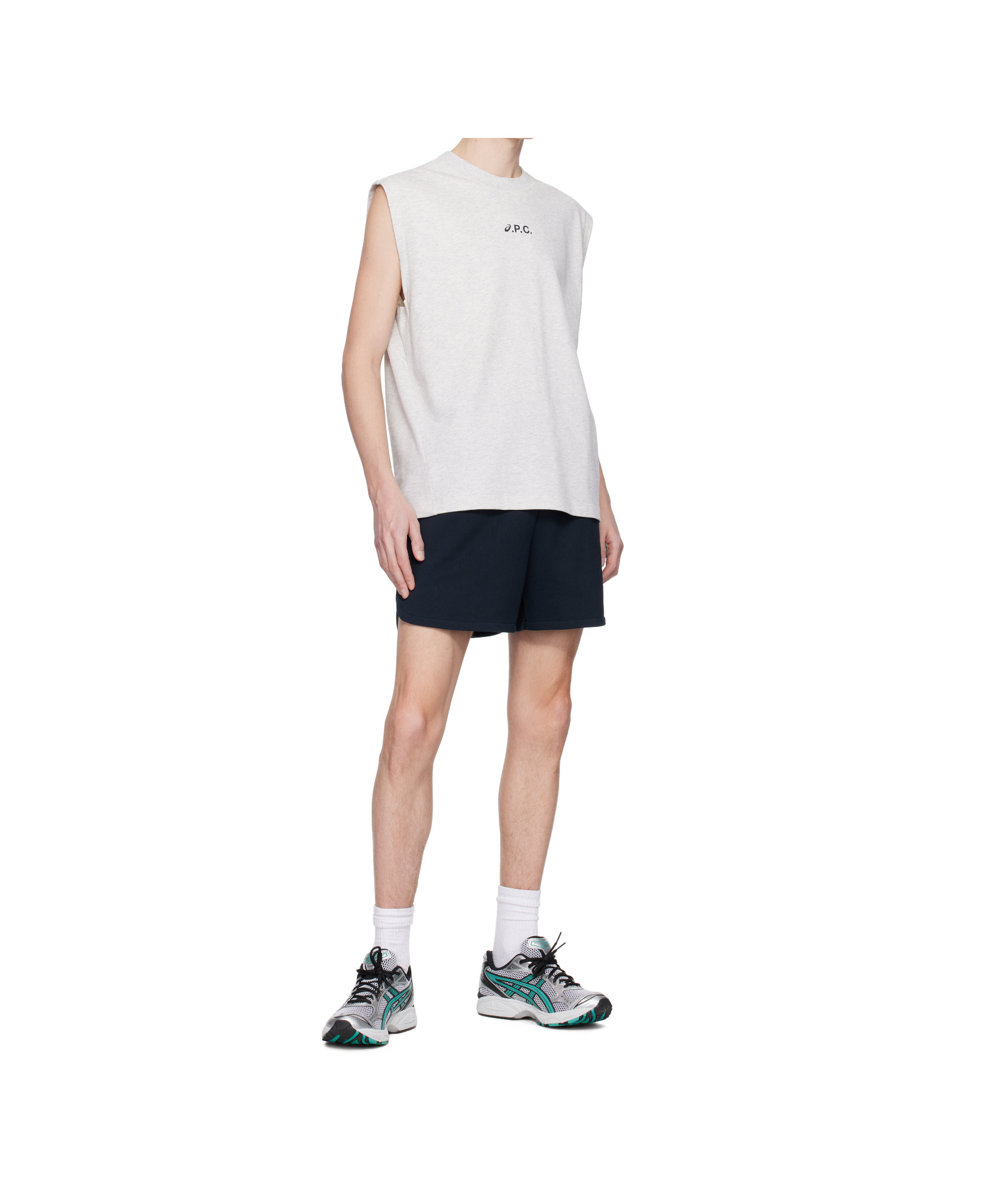 Apc Gray Asics Edition Sky Tank Top In Grey