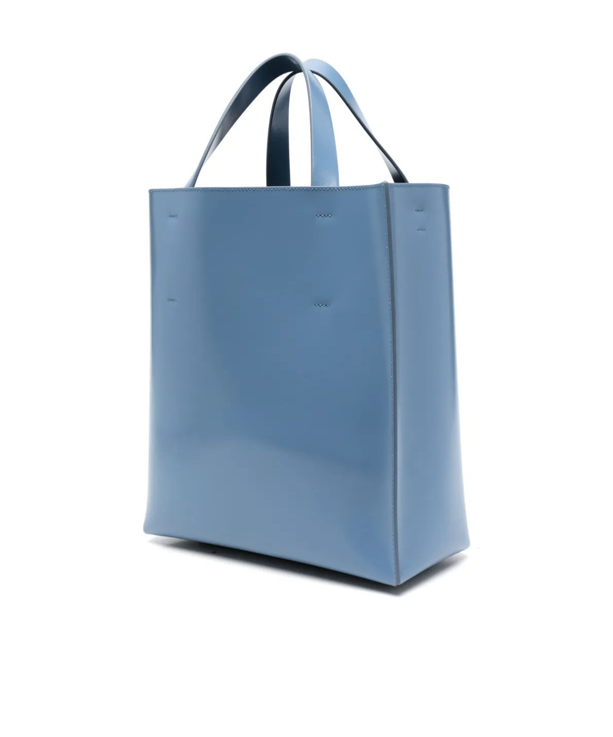 Shop Marni Small Museo Tote Bag In Blue