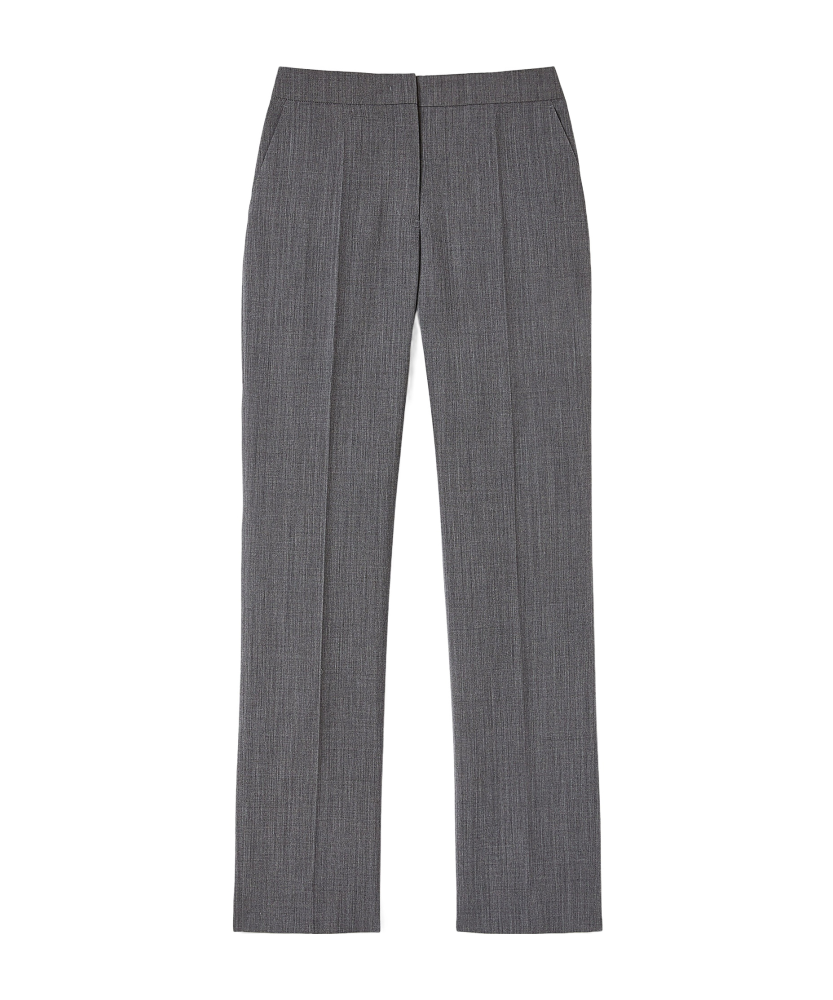 Jil Sander Gray Wool Trousers In Gray