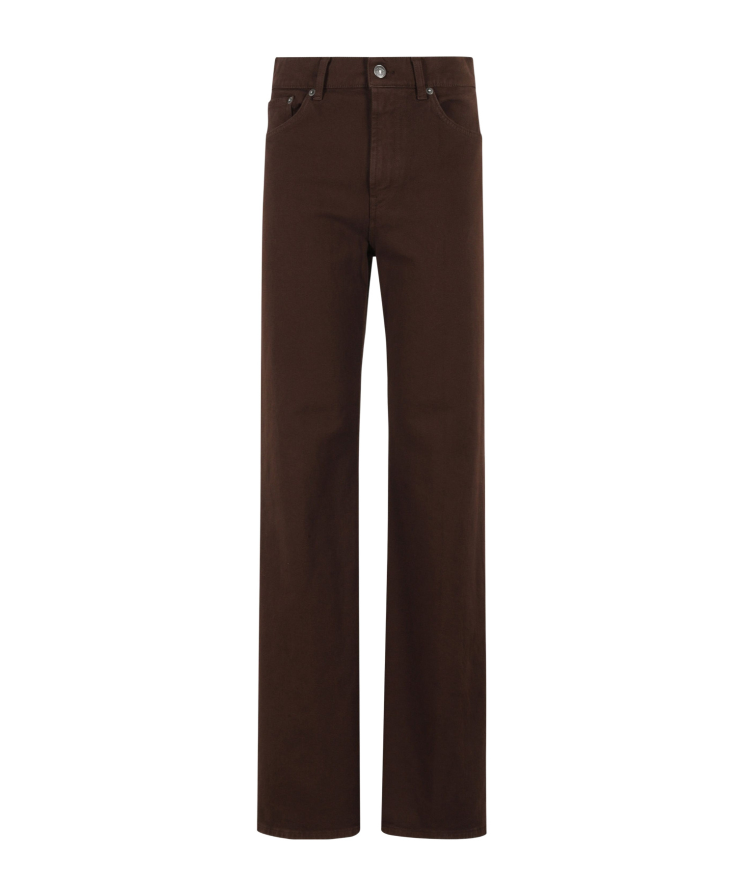 Dondup Amber Brown Five-pocket Trousers In Brown