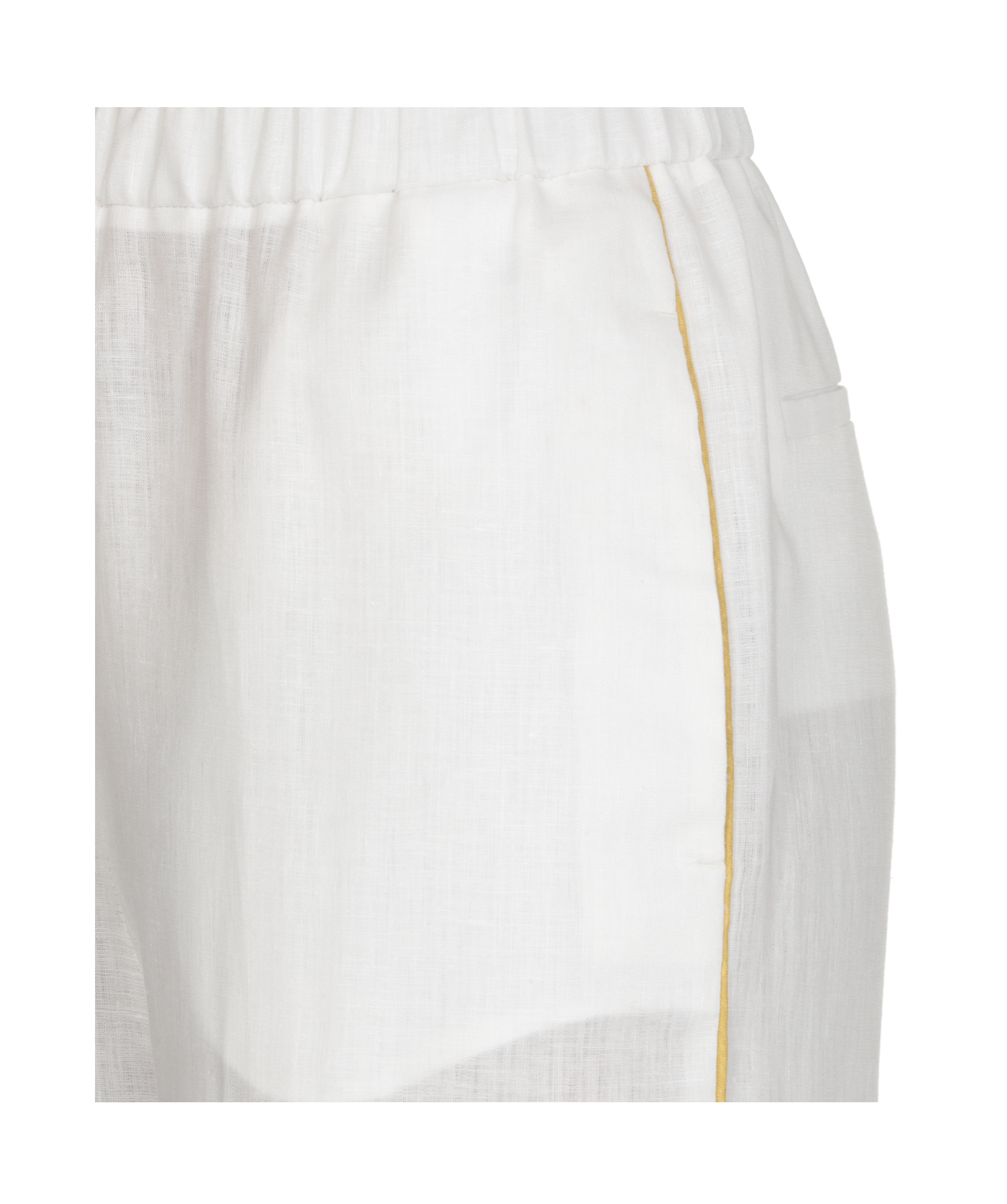 Fabiana Filippi Stretch Wool Jogging Track Pants In White