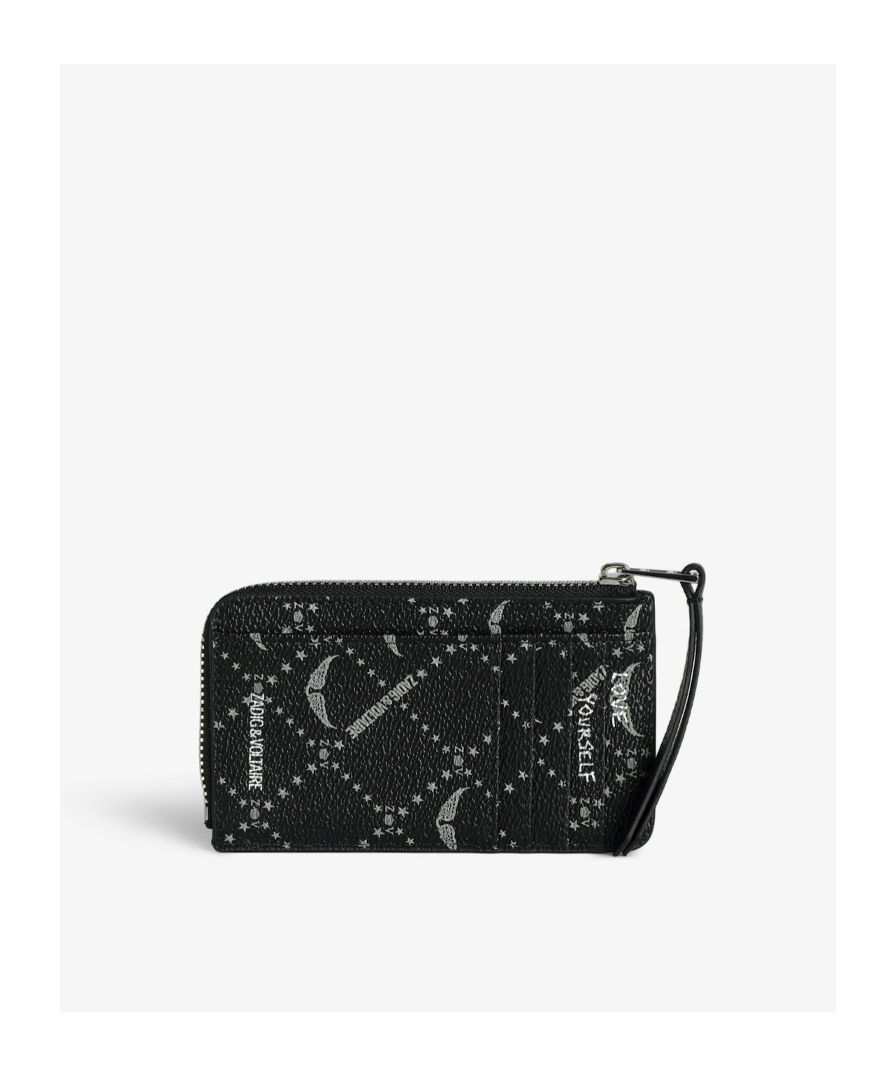ZADIG & VOLTAIRE MONOGRAM CARD HOLDER