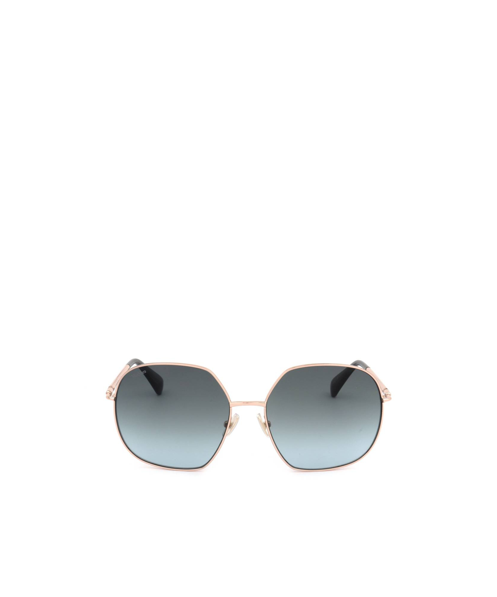 Max Mara Full Frame Sunglasses In Gold