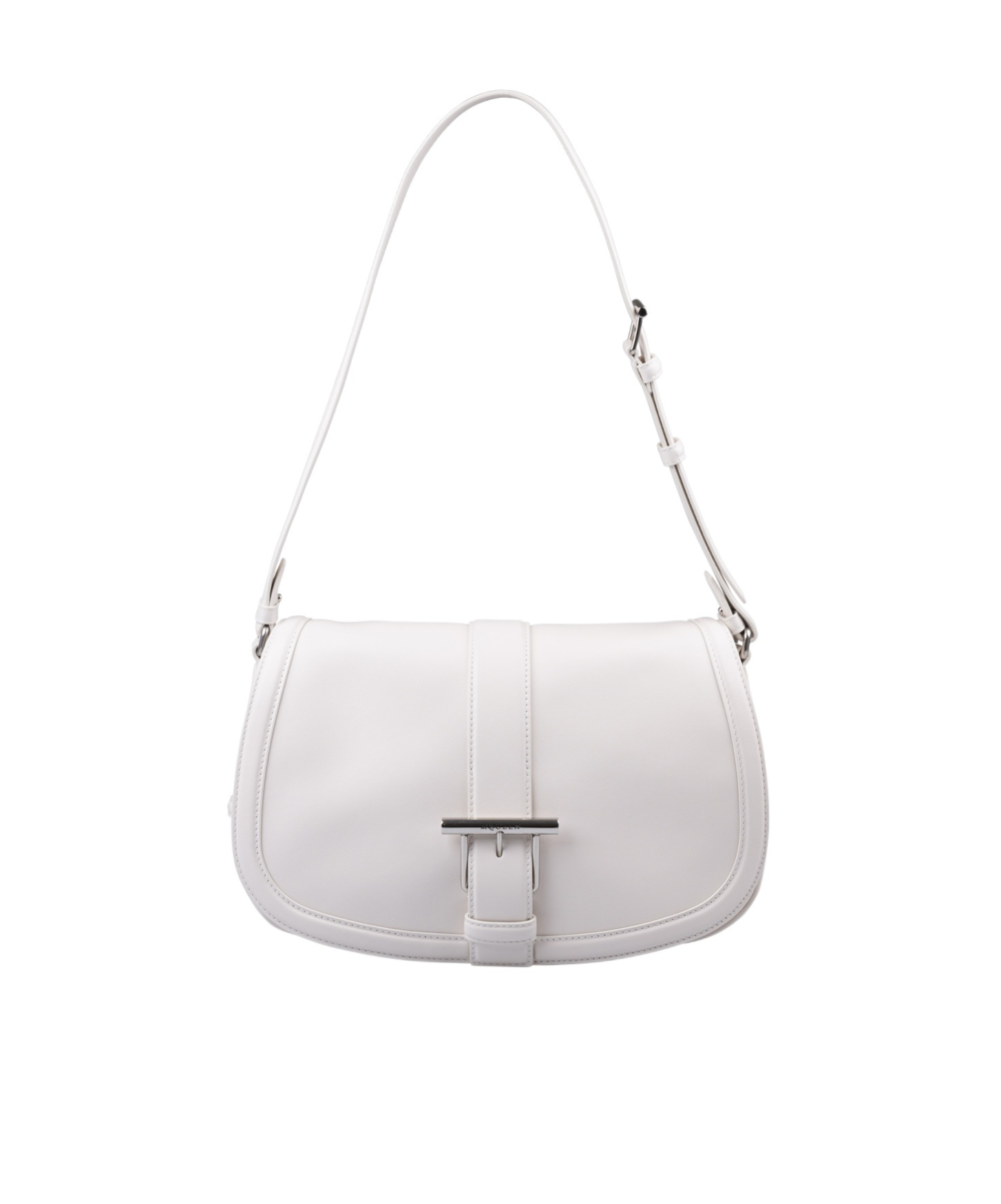 Alexander Mcqueen Flap Shoulder Bag In White