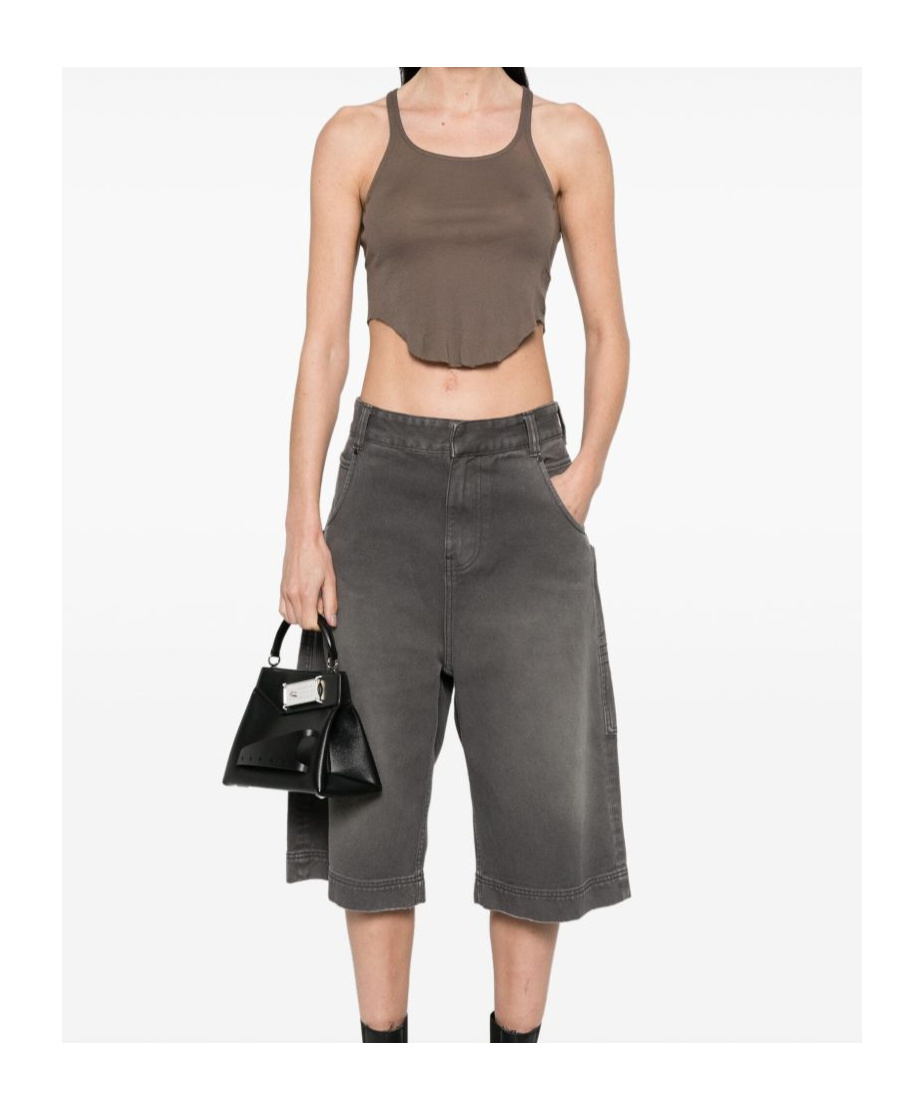 Rick Owens Drkshdw Cropped Tank Top