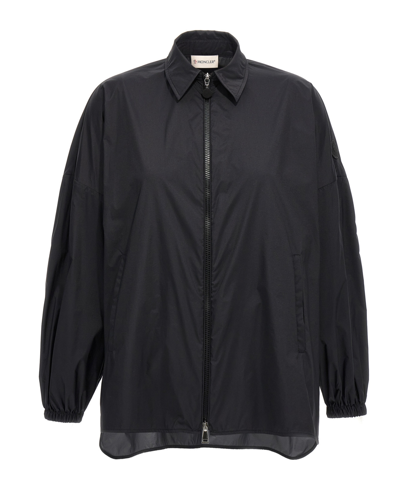 Shop Moncler Zip-up Hooded Jacket In Black