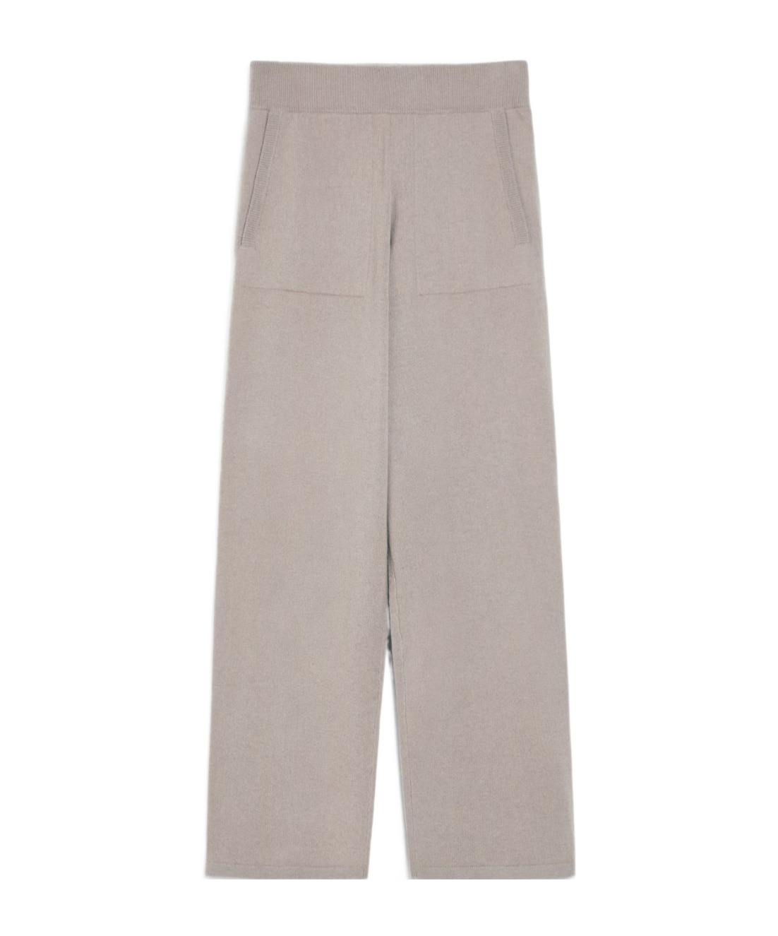 Max Mara Elastic Waist Casual Pants In Nude