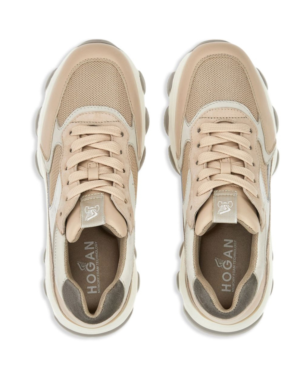 Shop Hogan Hyperactive Low-top Sneakers In Nude