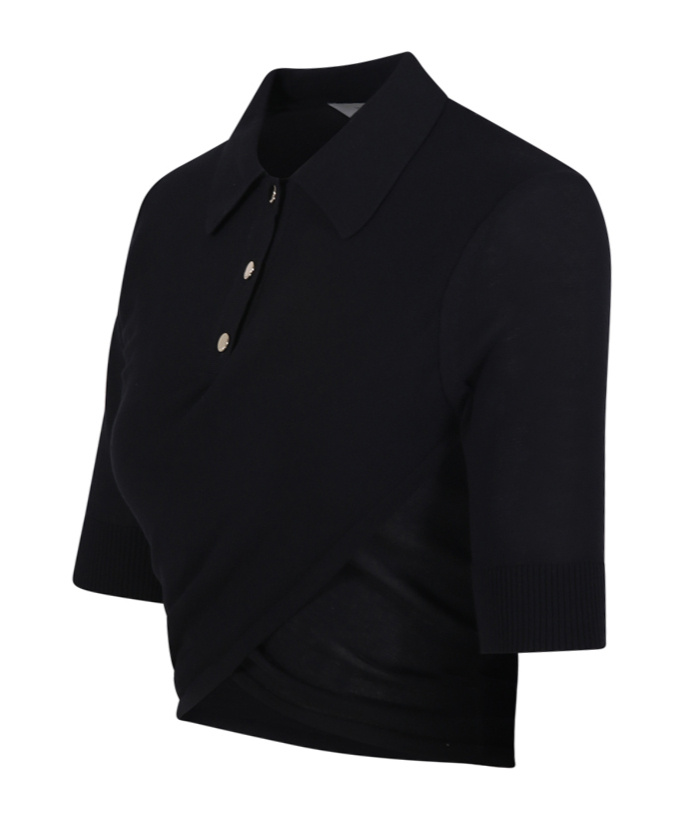 Sportmax Black Shaker Top In Black