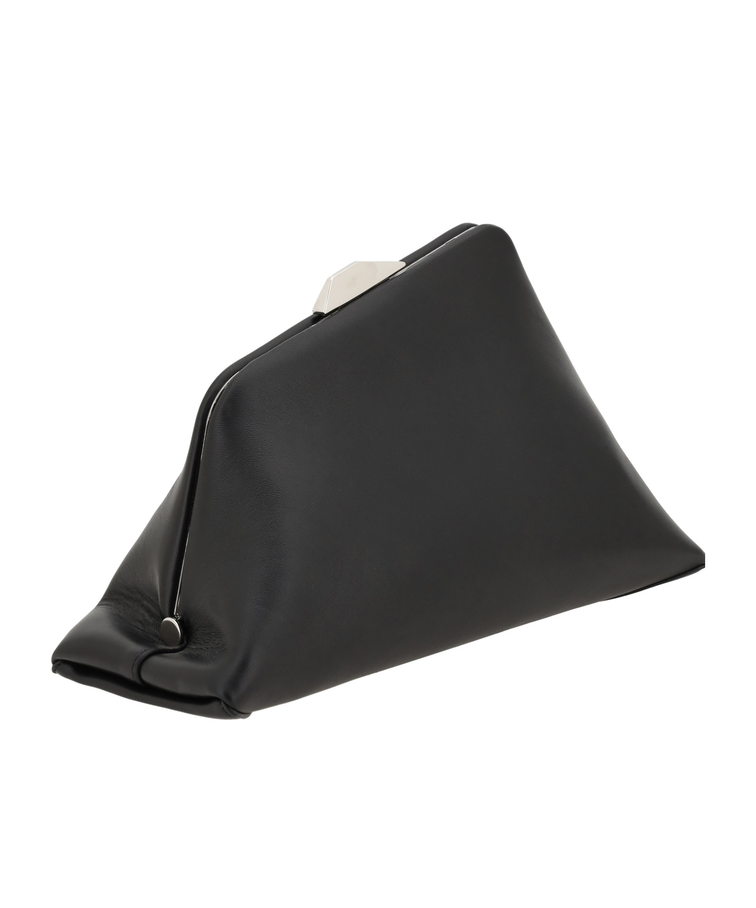 Attico Day Off Shoulder Bag Adjustable Strap Hardware In Black