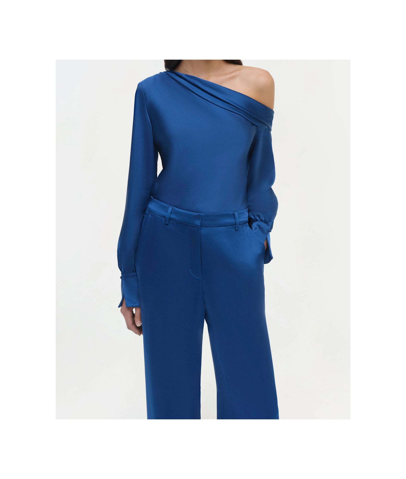 Simkhai Wide-leg Trousers In Blue