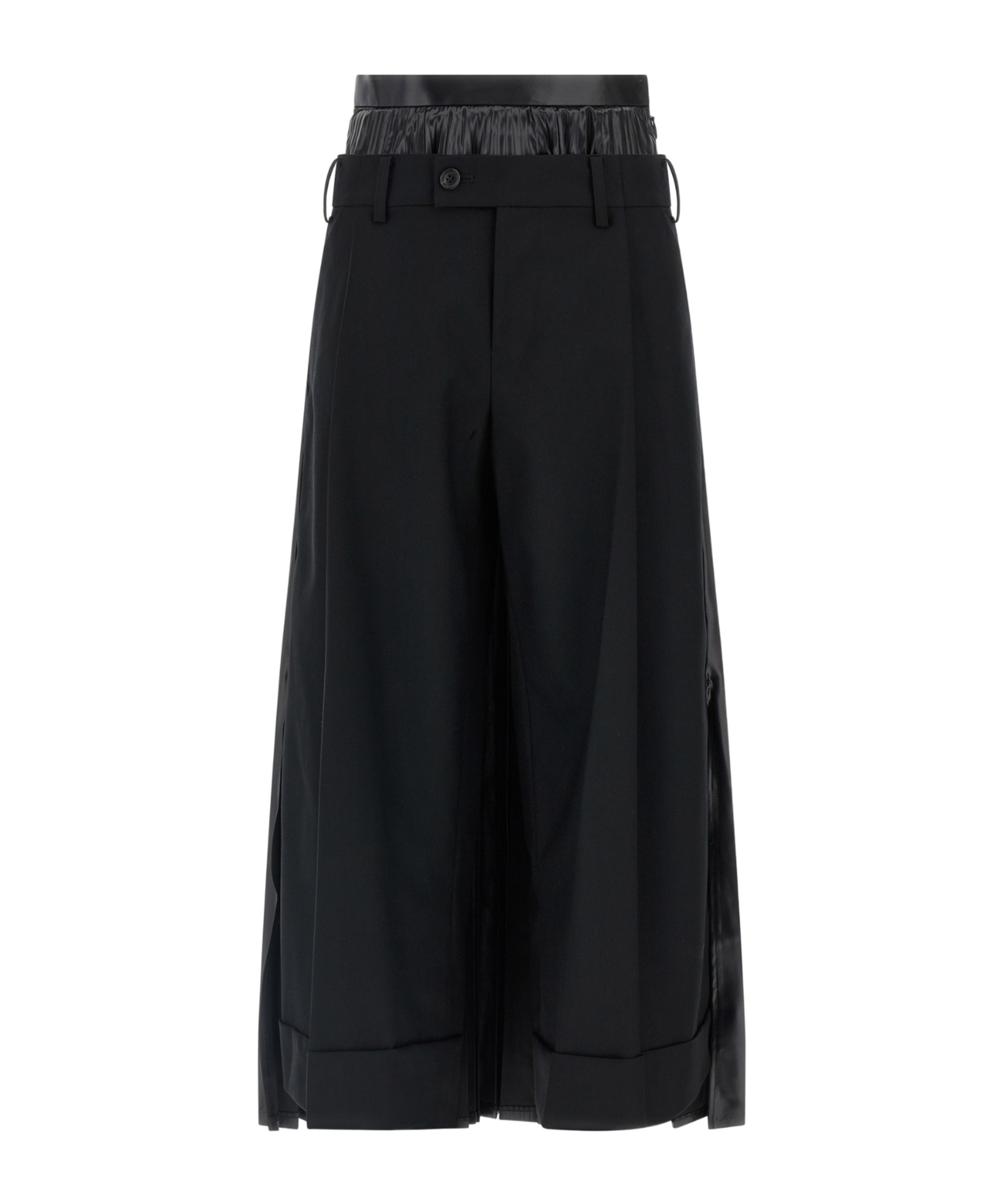 Junya Watanabe Double Layer Trousers In Black