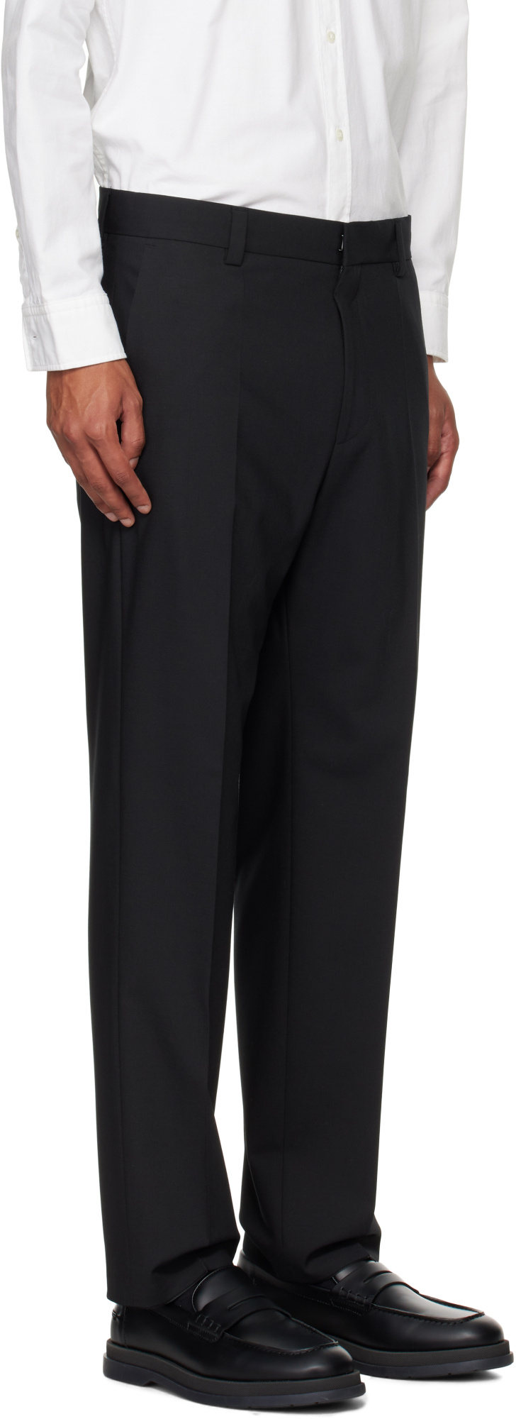 Hugo Boss Teagan Trousers In Black