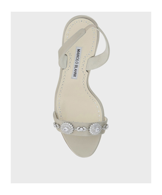 Manolo Blahnik Sandals In Nude