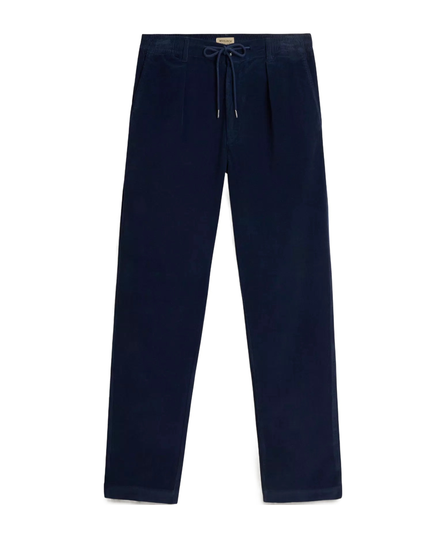 Woolrich Pleated Drawstring Trousers In Black