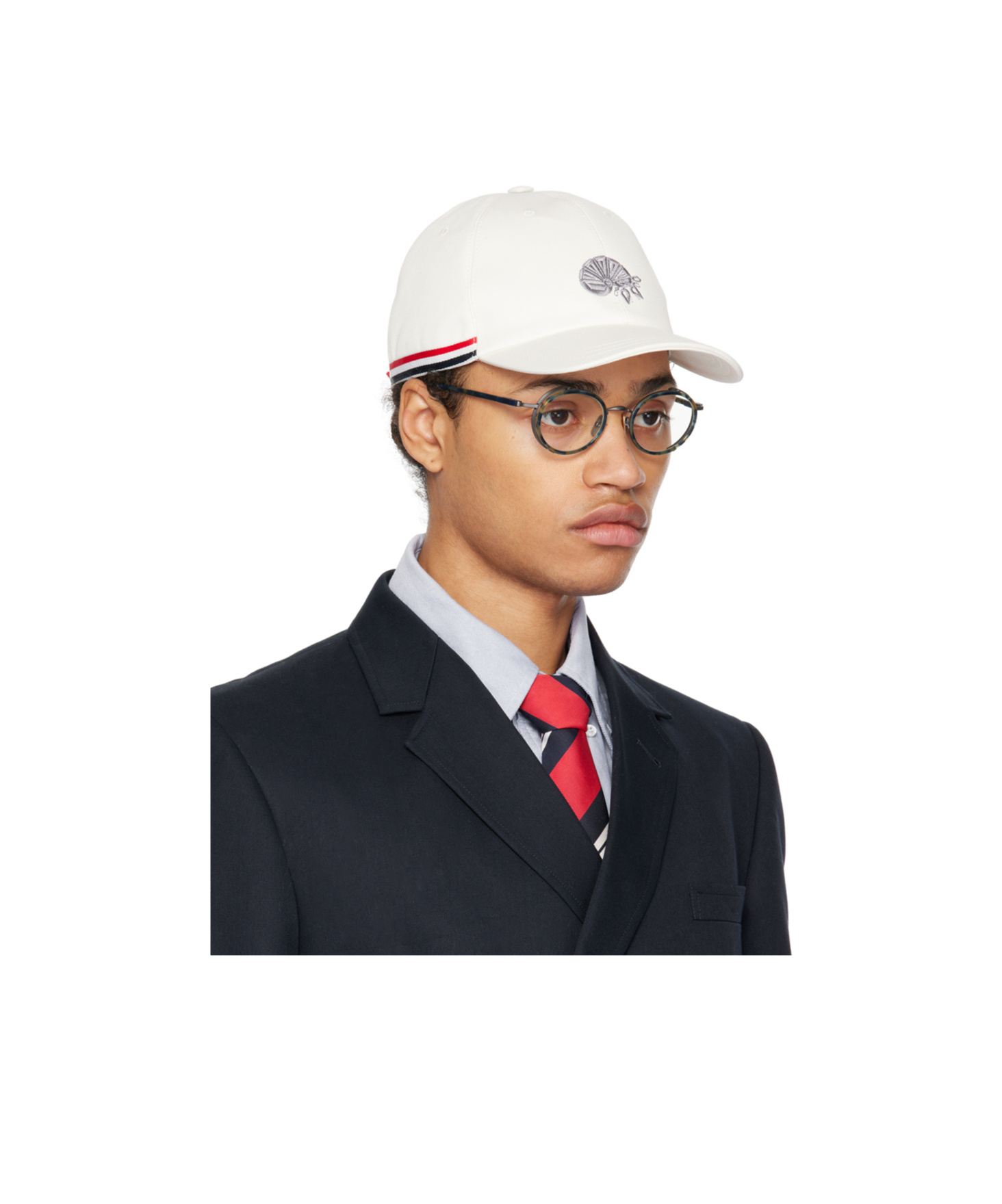 THOM BROWNE CLASSIC 6-PANEL BASEBALL CAP