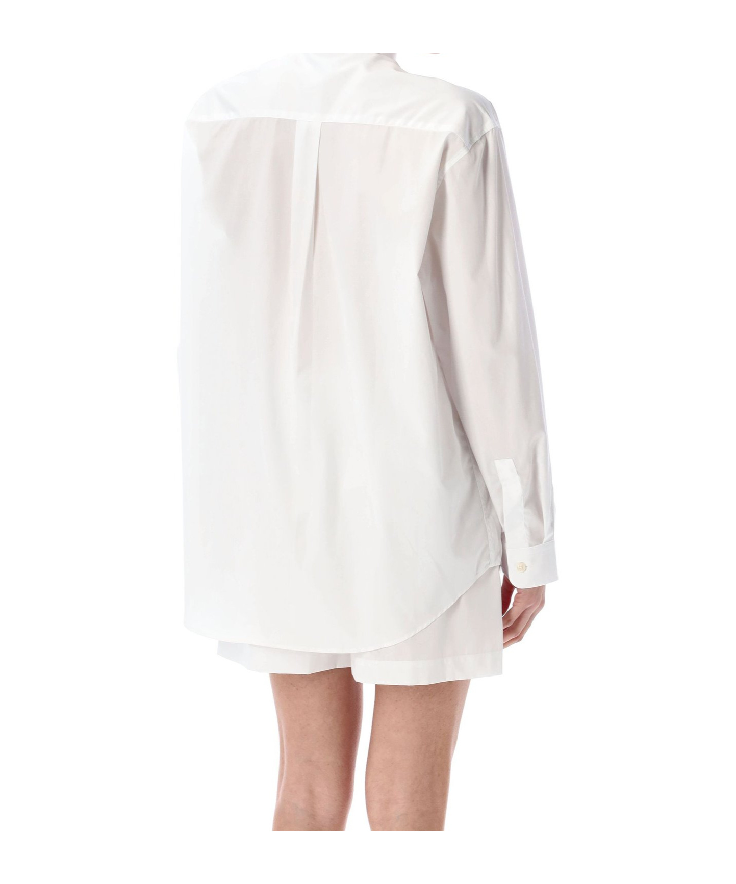 Sporty And Rich White Vendome Oversized Shirt In White