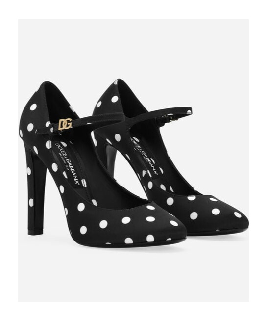 Dolce & Gabbana Black Mary Jane Pumps In Black