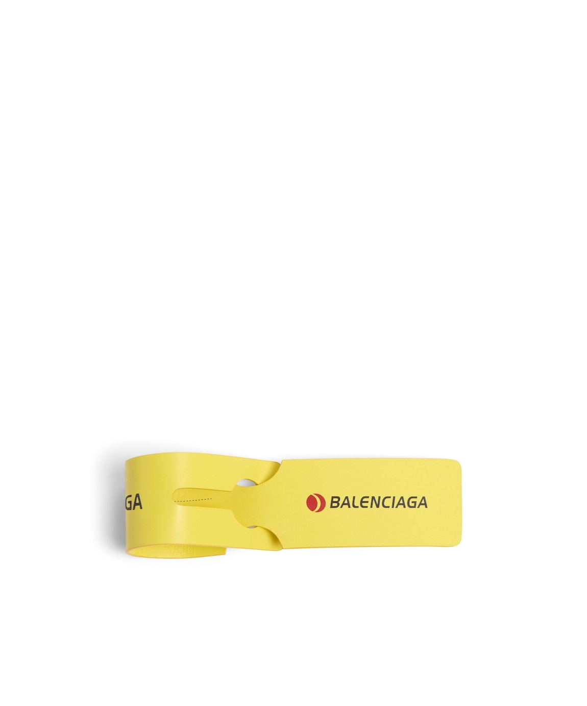 Balenciaga Charm/keychain Luggage Swing  In Yellow In Yellow