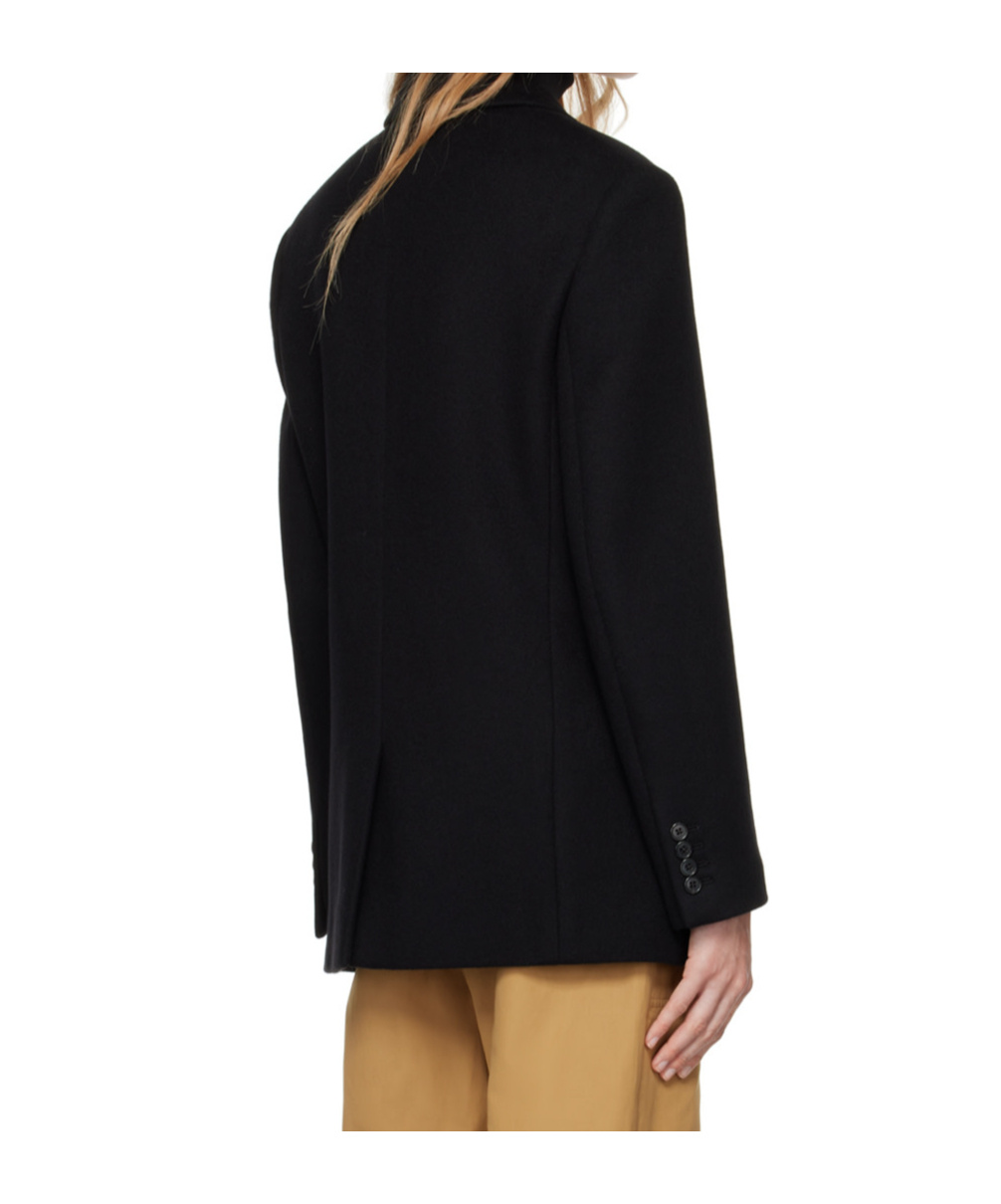 The Row Long-sleeved Suit Coat In Black
