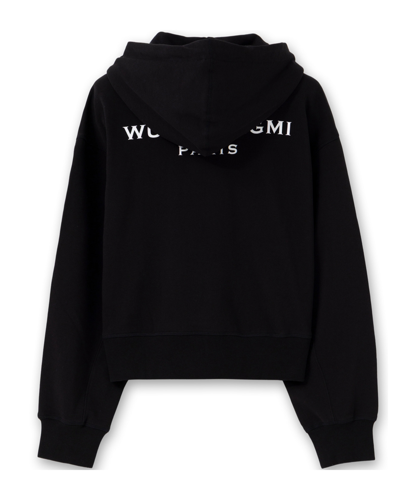 Wooyoungmi Logo Hooded Sweatshirt In Black